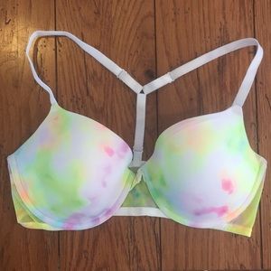 Victoria’s Secret Pink 36D Tie Dye Racer Back Bra